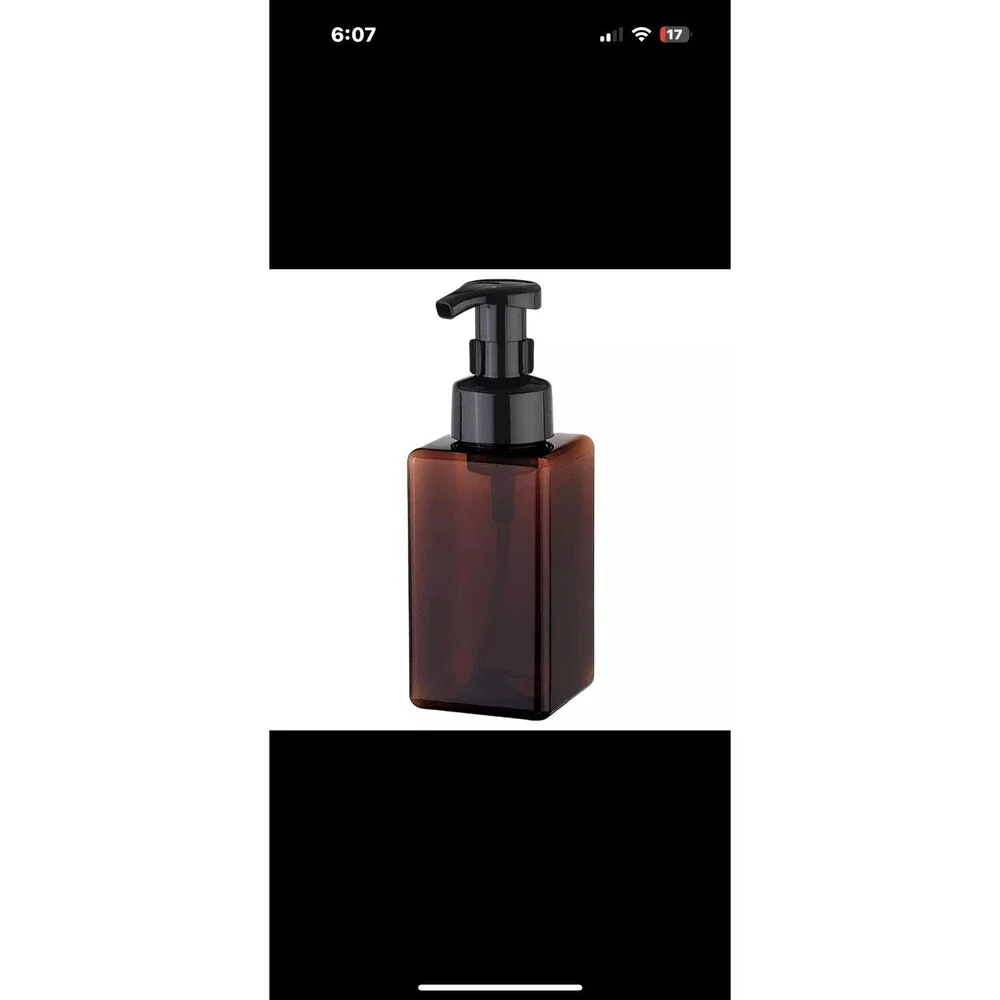 Brown And black Foam Soap Pump 15 Oz